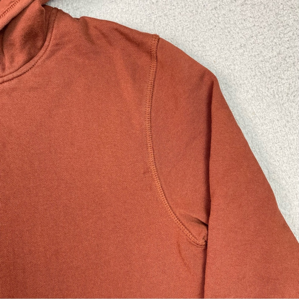 Pact Organic Cotton Hoodie Men's Size M Full Zip Sweatshirt Brick Color Medium * - Picture 13 of 15
